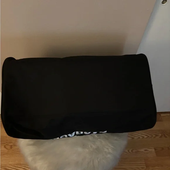 ALF emotional baggage Black Duffel Bag with White Lettering - Picture 4 of 5